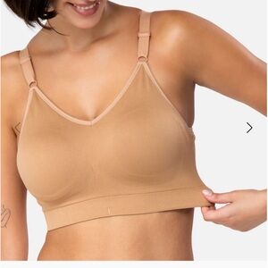 Underoutfit 454 Full Coverage Comfort Bra Size L in Coffee NWT